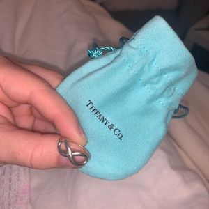 Tiffany and Co sterling silver infinity ring!